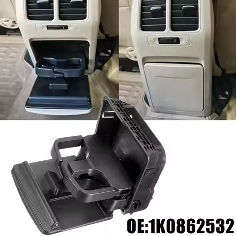 1pc Car Console Armrest Cup Holder Rear Air Outlet Drink Holder For Jetta MK5 5 Golf MK6 6/ VW Golf 