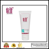TDF Clay Mint Mask 60g Acne Oily Skin Moist jerawat jeragat wash-off cleansing lotion e-rase