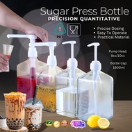1600ml Precision quantitative syrup pump bottles set/LIQUID OIL DESPENSER /MILK TEA SHOP SUGAR PUMP/