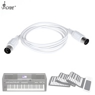 SLADE 1.5m/4.9ft 3m/9.8ft MIDI Extension Cable 5 pin male to 5 pin male Electric Piano Keyboard Inst