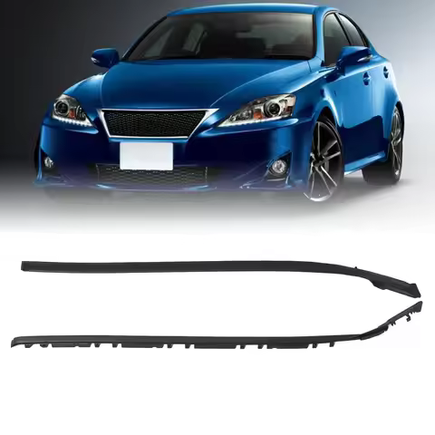2PCS Roof Drip Windshield Moulding Kit Left Right Wear Resistance 75551‑53020 for Lexus IS250 IS350 