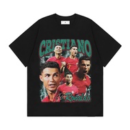 Iiih Ronaldo Portugal Black Tees T-Shirt