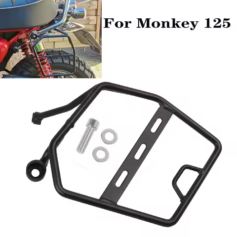 For Honda Monkey 125 2018-2024 Z125 Rear Luggage Rack Left Saddlebag Side Trunk Bag Support Bracket 