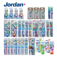 JORDAN - EXTRA SOFT TOOTHBRUSH STEP 1 - STEP 2 - STEP 3 - EXTRA SOFT TWIN - KIDS BUDDY 1-4 AND 5-10 