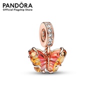 Pandora Butterfly 14k rose gold-plated dangle