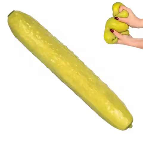 Jumbo Pickle Squishy Big Cucumber Squeeze Slow Rising Squeeze Stress Relief for Adults Jumbo Pickle 