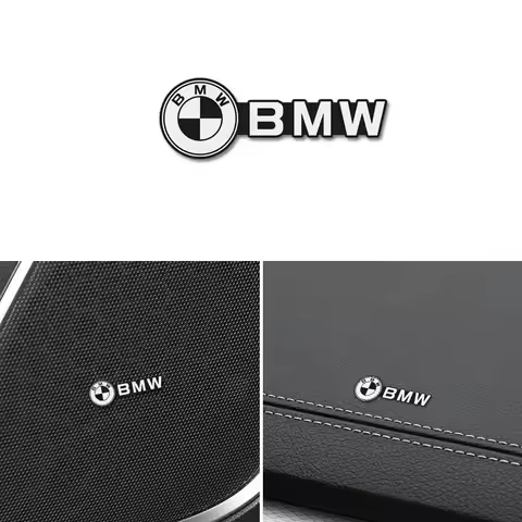 4/10p for BMW Group car audio badge metal rearview mirror window decoration sticker car supplies