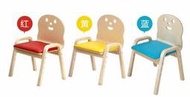 韓國正品 DHOLIC 微笑椅皮革軟墊版 木製兒童椅 微笑椅 小朋友桌椅 兒童桌椅 ^（本賣場不含桌子）