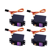 1/4 ชิ้น MG996R 180 ° /360 °   มอเตอร์เซอร์โว RC ดิจิตอลแบบมีเกียร์โลหะเสริม แรงบิดสูง สำหรับเครื่อง