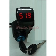 Key ignition on/off switch with voltmeter 12V - 99V for E-scooter Fiido/ Dualtron/DYU/ Speedway/ Tempo escooter