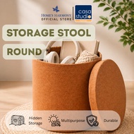 Casa Studio Storage Stool Round Remu Collection