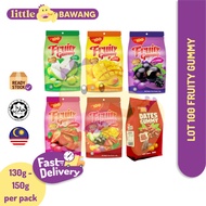 Lot 100 Fruity Gummy Assorted Flavor  (130g - 150g Per Pack)