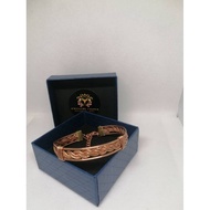 COPPER BANGLE 8WIRE BRAIDED