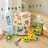 Hadiah kanak-kanak untuk kanak-kanak, hadiah hari jadi Door Gift Set Birthday Goodies Bag Gift Set P
