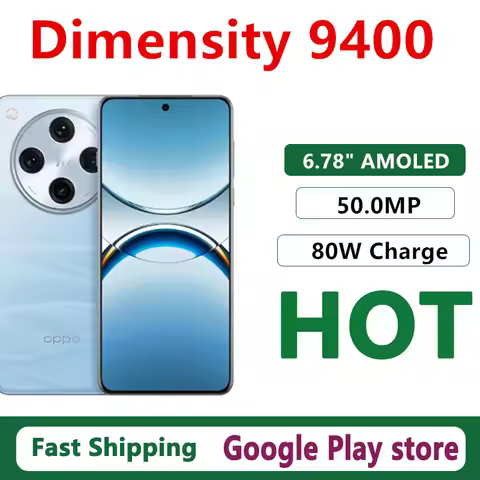 Original Oppo Find X8 Pro Mobile Phone 6.78" AMOLED 120HZ 80W Charge 5970mAh 50.0MP Camera Dimensity