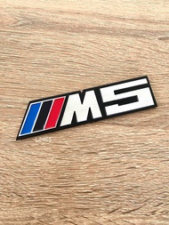 โลโก้ BMW M5 อะลูมิเนียม ขนาด13x3.1cm. ราคาต่อชิ้น