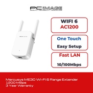 Mercusys ME30 AC1200 WiFi Extender & Repeater with 3 Pin Power WiFi 6 AC1200 One Touch Easy Setup Fa