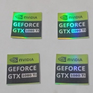 stiker laptop komputer nvidia geforce gtx 1080 ti hologram termurah