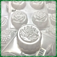 Ready Stock 4 Cavities Jelly Mould Mooncake Jelly Mould Moon Cake 果冻燕菜月饼模具