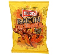 ข้าวโพดทอดกรอบ รสเบคอนเชดดาร์ชีส Herr's Bacon Cheddar Flavored Chesse Curls 184.5g