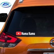 Youtube CHANNEL Name STICKER CUSTOM Name STICKER YOU TUBE REQUEST Free