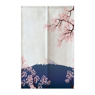 Japanese Noren Doorway Curtain/Tapestry Long Type Fuji Mountain Cherry Flower Door Curtain for Home or Restaurant
