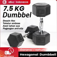 7.5KG Dumbbell set fitness equipment hexagonal Dumbbell with