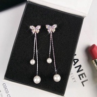 Crystal butterfly 🦋 silver 916 earing
