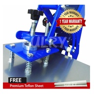Heat Press Machine Blue Silver 38x38cm | Hot Press Machine in Malaysia