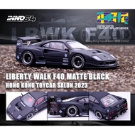 Inno64 Ferrari F40 LBWK Black Hong Kong Toycar Salon 2023 Limited