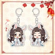 Gantungan Kunci TCGF MDZS Heaven OfficiaI's Blessing Akrillik Transparan Keychain Wang Ji MDZS Souve