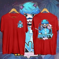 MNJ TV เสื้อยืด Songkran Festival Thai T-shirt พิมพ์ฮิปโป ผ้าฝ้ายแขนสั้น S-5XL
