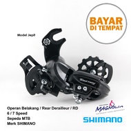 RD  Pemindah Operan Gigi Sepeda Rear Derailleur Sepeda Merk Shimano TY300D