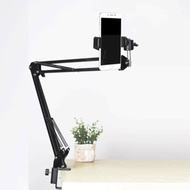 Lightupfoto Smartphone Holder Lazypod Phone Live Suspension Boom Scissor Arm Stand CN-510 Black