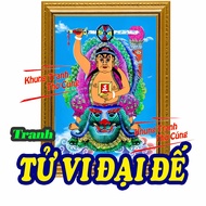 Durable painting of the Great Disciples with turquoise background pattern + beautiful bright photo f