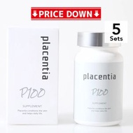 【有效期限至：2026年5月 50％OFF】【5入組】Placentia 北海道高純度胎盤素 保健品 60粒