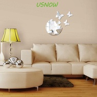 USNOW 4Pcs/set 3D Butterfly Mirror Sticker, Mirror Self-adhesive Butterfly Decal, Creative DIY Acrylic Butterfly Wall Sticker