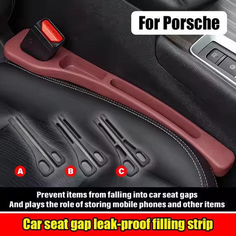 Car Seat Gap Storage Filler Strip For Porsche 718 911 968 Caynan Macan 4 Cayenne Taycan Pananera 919