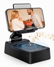 Gifts for Men Women, Phone Stand with Bluetooth Speaker, HD Surround Sound Speaker, Compatible with