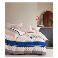 bedding set comforter with bedsheet cotton 1000 threads set queen / king size 7 in 1