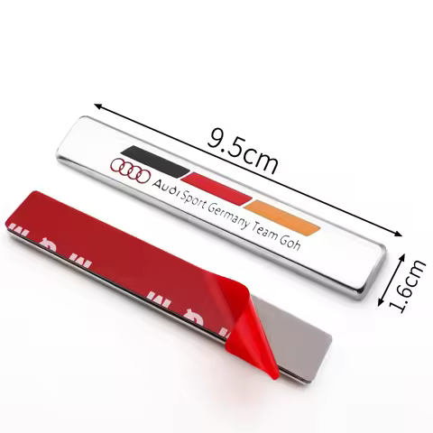 1Pcs Sport VIP Car Emblem Badge Sticker For Audi Sline A1 A3 A4 A5 A6 A7 A8 B8 B9 B6 C6 Q2 Q3 Q5 Q7 