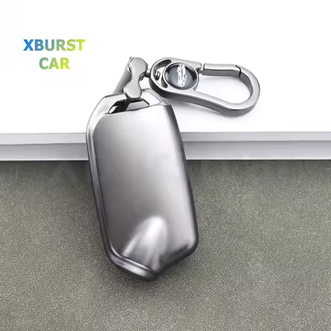 Gun Grey 4 Buttons Smart Shell Car Key Case Cover for Kia Stinger GT GT Elite GT Limited K9 Fob Keyl