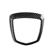 Real Hard Carbon Fiber Cover For Fiat 500 Abarth 595 2012-2023 Rear Logo Trim Replacement