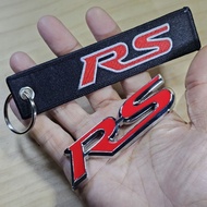 Keychain RS Lettermark Metal Logo RS