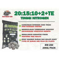 Baja Nugget (20:15:10:2 + TE) Pokok Muda (20KG)