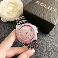 Rolex Water Ghost High-end Rubber Fashion Ladies Quartz Watch Movement Stainless Steel Dial Women National Watch