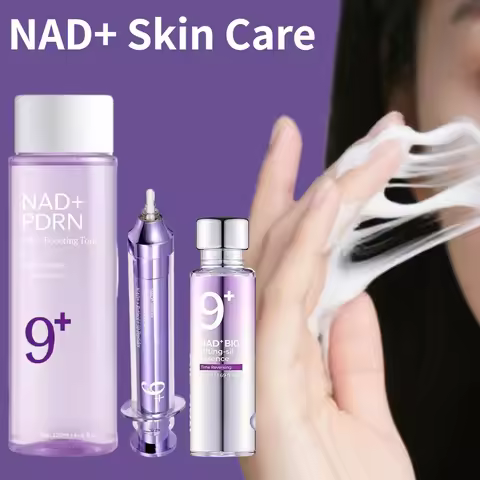 NAD+ Retinol No. 9 Eye Cream BIO Lifting-sil Essence NAD+ PDRN Peptides Glow Boosting Toner Korean D
