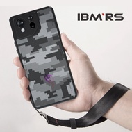 IBMRS Budget Camo Case for Asus rog phone 8/8 pro , Durable Hard Cover with Free Strap, Military Sty