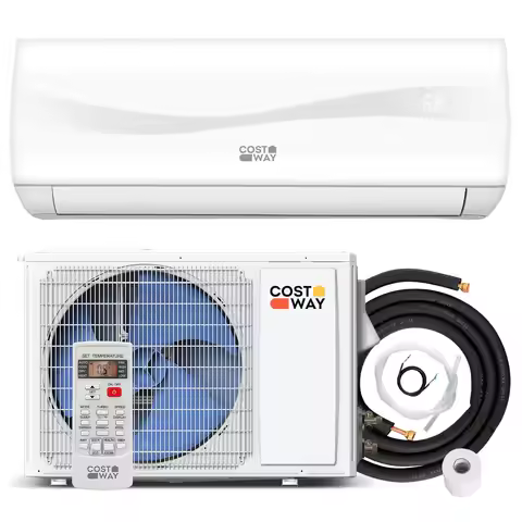 12000BTU Mini Split Air Conditioner& Heater | 17 SEER2 208-230V Ductless AC Unit Cools up to 750 Sq.