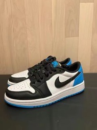 👟Air Jordan 1 Low OG“Black Blue Toe”黑白藍 男女同款